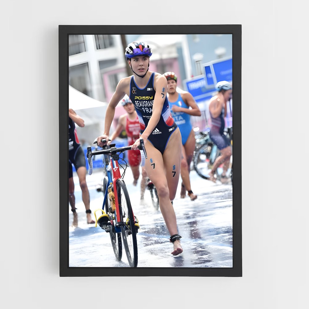 Poster Vitesse et Détermination – affiche Athlétisme (vue 2)